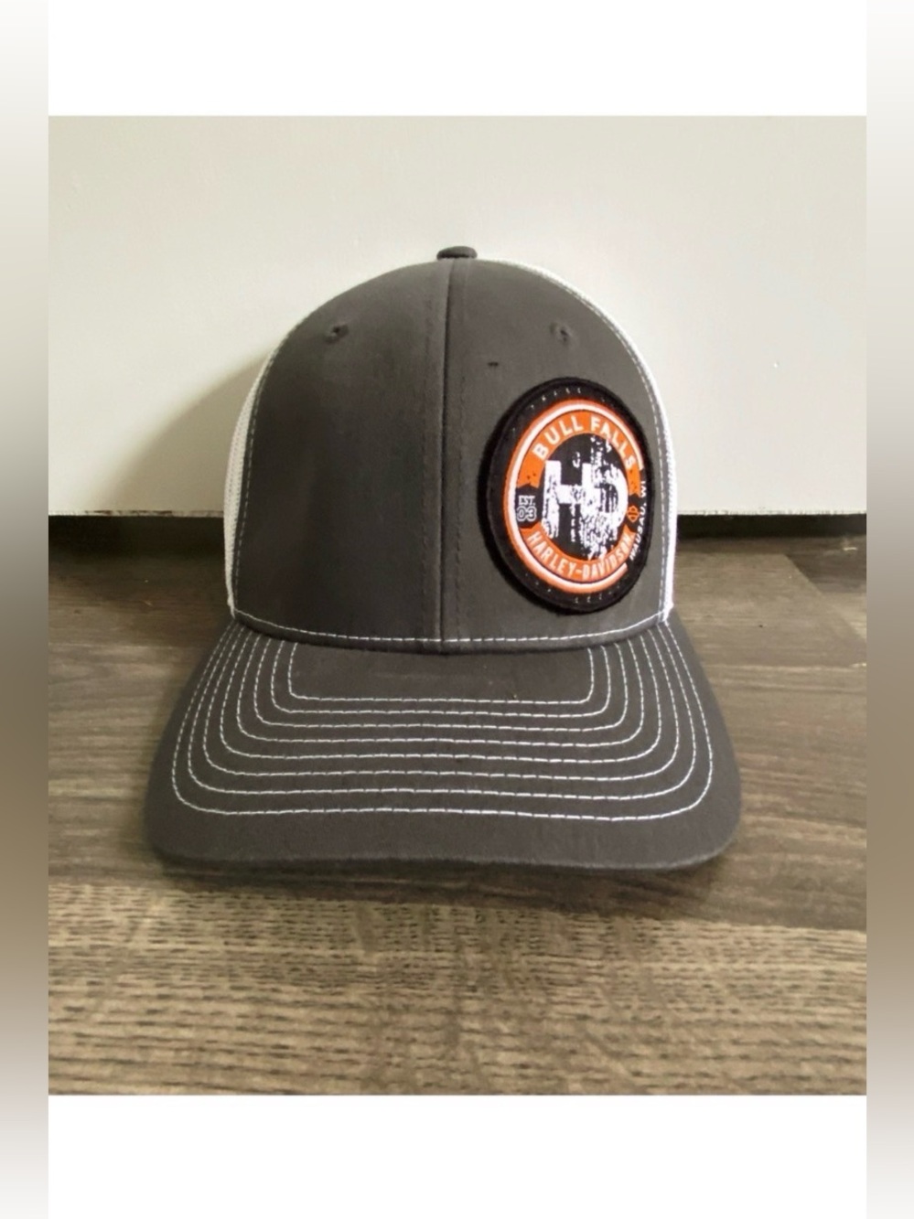 HARLEY DAVIDSON Men’s Grey HD Logo Hat - Picture 2 of 5